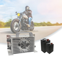 Chargeur de batterie de moto électrique embarqué 2KW CANBUS étanche 24V 36V 48V 60V 72V US EU pour véhicule électrique