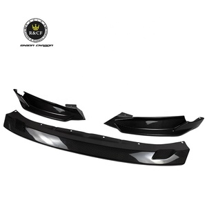 Lèvre avant en fibre de carbone sèche style MH-V2, design 3 pièces pour <span class=keywords><strong>BMW</strong></span> G80 M3 G82 M4 Coupé 2022+ - Product Image 1