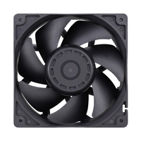 Ventilateur axial sans balais GDSTIME GDP1238 haute vitesse 3500~4500 tr/min DC 12V 24V 120x120x38mm 120mm 5 pouces avec roulement à billes pour boîtier d'ordinateur PC