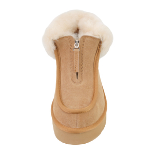 Vente en gros de bottes d'hiver thermiques mi-mollet pour hommes et femmes, douces, chaudes, rembourrées, confortables avec fermeture éclair, logo et couleur personnalisables - Product Image 1