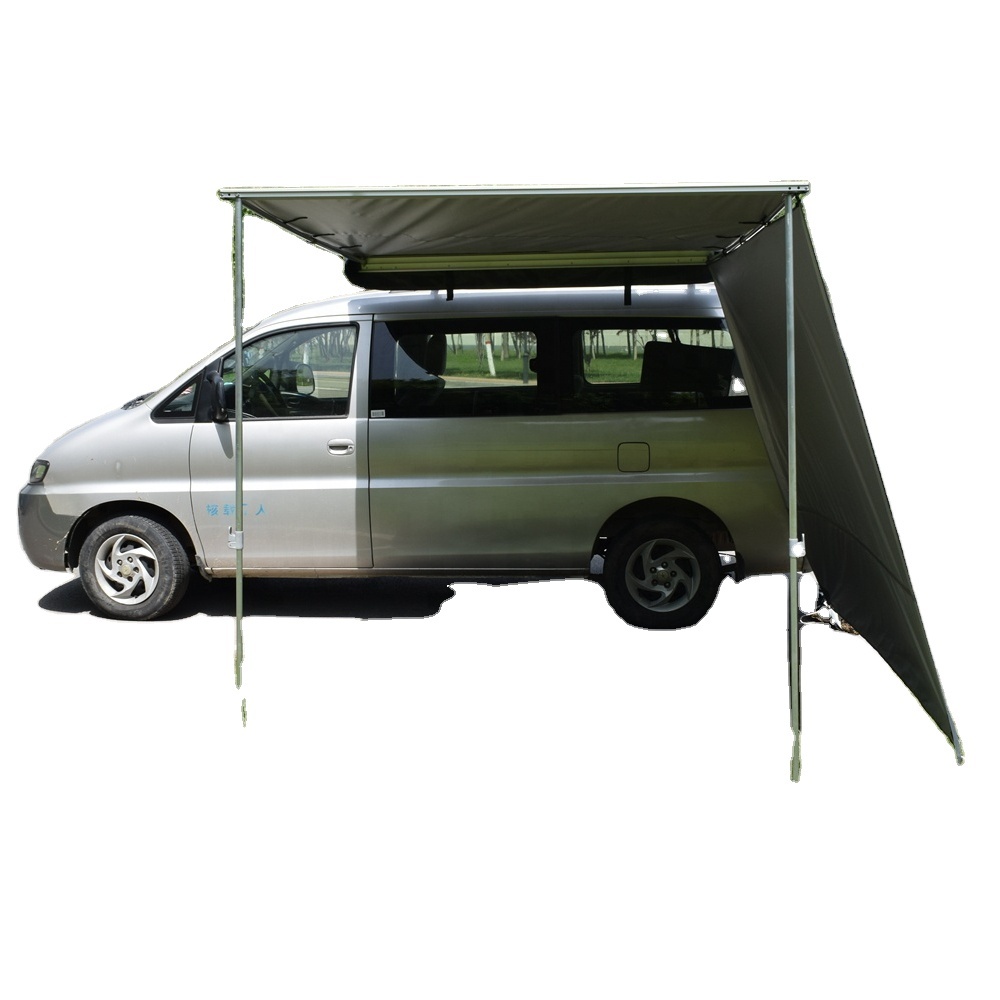 Factory Price Retractable Outdoor Camping 4X4 Rooftop Car Side Awning for Sale