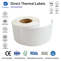 Étiquettes thermiques 4x6 en rouleau, étiquettes d'emballage personnalisées, autocollantes, imperméables, vierges, pour l'expédition et le marquage des cartons d'exportation