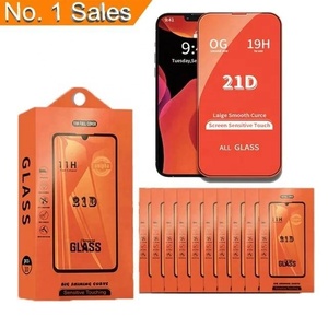 Protector de Pantalla de Vidrio Templado 21D con Pegamento Completo <span class=keywords><strong>para</strong></span> Teléfonos Móviles TECNO, SAMSUNG, Itel, Infinix Hot 8 - Product Image 2