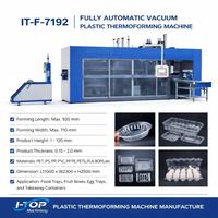 Machine de thermoformage automatique en gros pour la production de barquettes en plastique, de barquettes alimentaires et d'emballages jetables avec fonctionnement stable