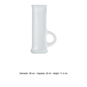 Vaso para Vodka Parma 5.5 cl H.11.4 Cf.6 Ø 3.6 cm con Asa Satinada, Paquete de 6 - Product Image 3