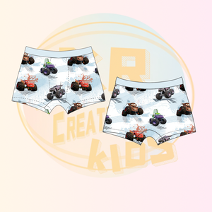 KERUI Sous-vêtements pour enfants personnalisés très vendus pour garçons de 1 an Sous-vêtements imprimés pour voitures Sous-vêtements pour bébés en bambou à taille élastique - Product Image 2