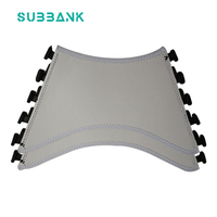 Subbank Pantoufles à sublimation, chaussures sublimées, chaussures décontractées avec logo personnalisé, sandales à lacets vierges