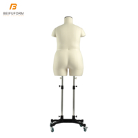 Beifuform US grande taille 20 courbée grande taille demi-corps couture Mannequin torse complet factice pour la couture soutien forme de robe personnalisée