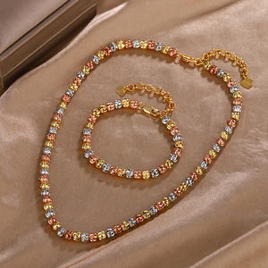 Оптовая продажа, новый набор цепочек с золотым шариком в стиле ретро, 5 мм - Product Image 4