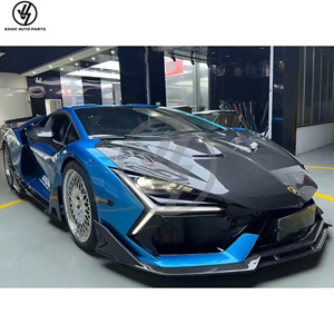 Diffuseur avant en fibre de carbone sèche de haute qualité, style Duke, pour Lamborghini Revuelto - Product Image 6