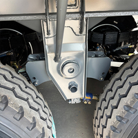 Semi-remorque benne à 6 essieux en U, carrosserie en acier au manganèse robuste pour le transport de sable, gravier, agrégats et matériaux de construction