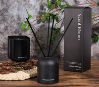 Set Lilin Aromaterapi Kaca Bebas BPA Terlaris, Aroma Tahan Lama, Pengharum Ruangan, Penghilang Bau, Buatan Tangan