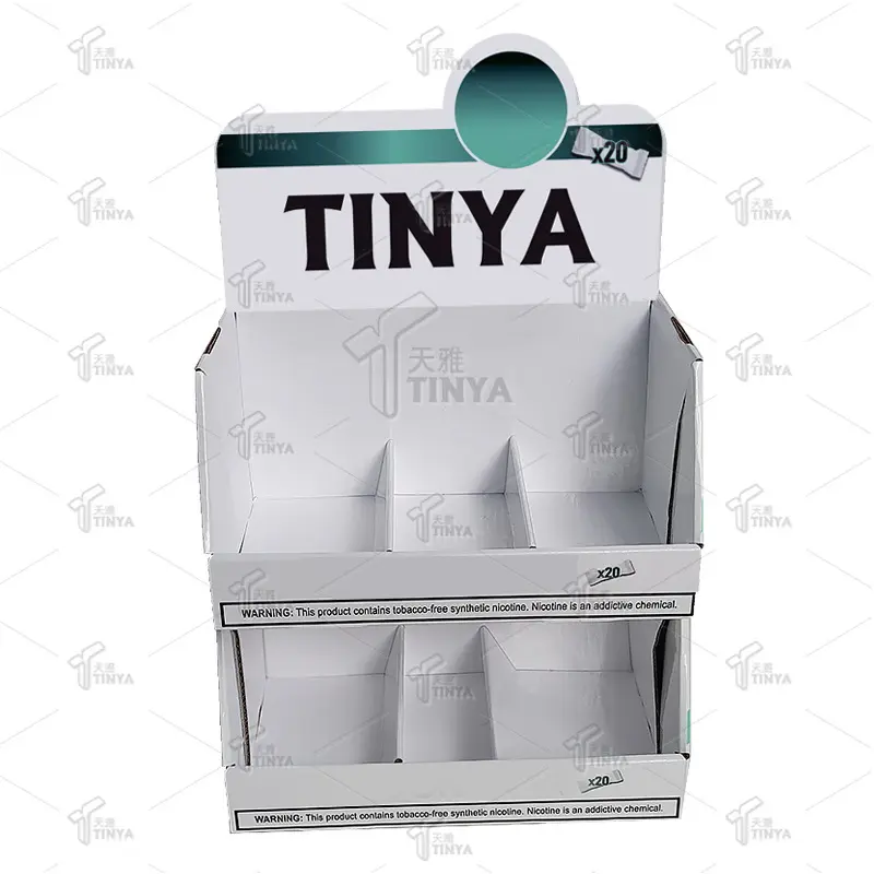 Custom pre cone roll Packaging cigarette display box with paper Holes Insert For Pre Tubes Rolling Packaging Display Box