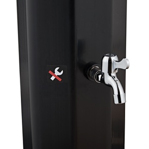 CYEN - <span class=keywords><strong>Ducha</strong></span> <span class=keywords><strong>Solar</strong></span> Exterior de Dos Secciones y 60L, Fácil de Instalar, Color Negro, para Jardín, Piscina, Patio Trasero y Playa - Product Image 5