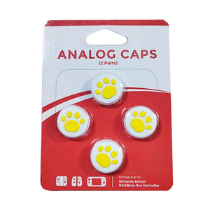 Copri Joystick a Forma di Zampa di Gatto per Nintendo Switch/Switch Lite OLED, Cover in Silicone <span class=keywords><strong>Morbido</strong></span> per Controller Joy-Con - Product Image 6