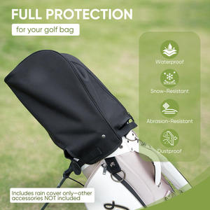 Housse de sac de golf robuste et personnalisée, en tissu Oxford 600D, durable et légère, avec fermeture éclair étanche - Product Image 2