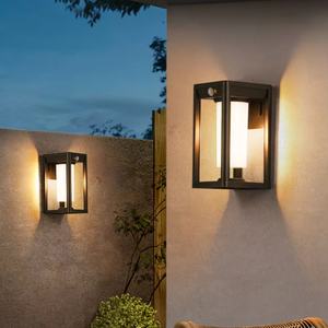 Lampe murale solaire de haute qualité avec détecteur de mouvement, étanche, pour jardin extérieur - Product Image 1