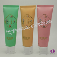 50ml 100ml Tube de crème en plastique en aluminium laminé vide emballage de dentifrice Tube de compression fabricant d'impression offset cosmétique