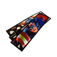 F1 pas cher prix Sublimation OEM Logo caoutchouc nitrile doux écologique tapis de bureau accessoires de barre tapis de déversement anti-dérapant étanche