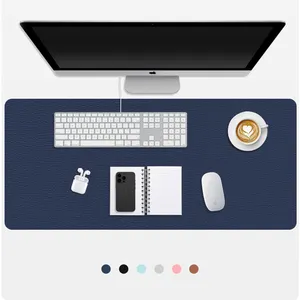 Impermeável Desk Mat para Desktop Esteira De Mesa De Couro Almofada De Mesa De Couro para Teclado e Mouse Desk Pad Protetor para Escritório e Casa