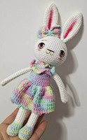 Logo personnalisé Mini mignon Animal thème fait à la main Crochet jouets en peluche nouveau-né adapté PP coton maille super doux enfants cadeau de vacances