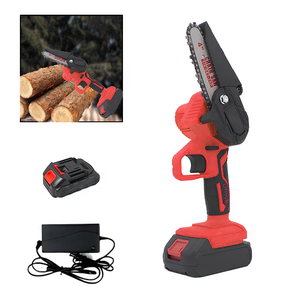 Scie à chaîne portable Ananke Tools de 4 pouces, qualité industrielle et bricolage, 500 W, alimentée par batterie rechargeable, haute qualité - Product Image 5