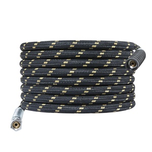SPS 33FT Black High Temperature Steam Hose 10M High Pressure Car Washer Hose Steam Cleaners Water Hose - Product Image 2