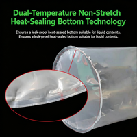 Sac rond en aluminium résistant aux produits chimiques et scellable sous vide pour poudre