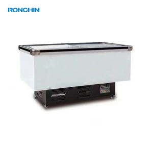 Puerta Corredera <span class=keywords><strong>Horizontal</strong></span> a Precio de Fábrica -18 ° <span class=keywords><strong>Vitrina</strong></span> Comercial para Postres Congelados, <span class=keywords><strong>Congelador</strong></span> de Helados para Tiendas de Comestibles - Product Image 2