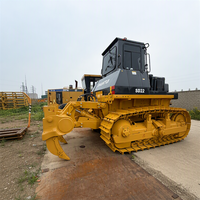 Excavatrice sur chenilles reconditionnée et durable SHANTUI SD22 pour les travaux d'ingénierie des fondations et de pieutage dans les infrastructures urbaines