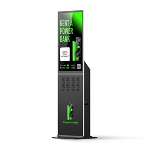 43 Inch Advertising Screen Floor Standing PowerBank Sharing Rental System Shared Power Bank Rental Station - Product Image 1