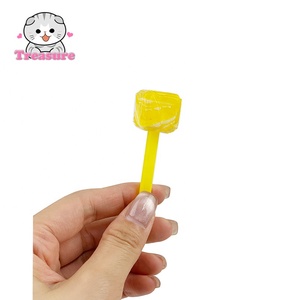 Glow Lollies Fruits aromatisés <span class=keywords><strong>fruit</strong></span>és Bonbons durs Sucre aux fruits Bonbons halal Vente chaude Sucette pour enfants - Product Image 4