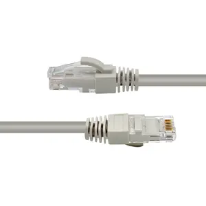 Nice gil cabo de rede ethernet rj45 5m 10m, cabo redondo, liso, cat5e/cat6/cat7, utp, cabo de comunicação ftp