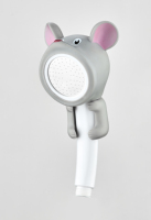 Douche à main moderne en plastique ABS écologique pour enfants, avec filtre en coton PP, jet unique, pour salle de bain
