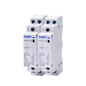 CHNT NCH8-20 40A Contacteur magnétique miniature silencieux monophasé 220V CA domestique 50Hz Rail DIN 20A25 Automatisation industrielle - Product Image 1