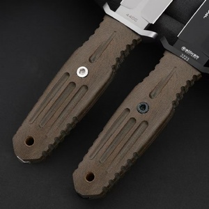 Cuchillos Multifuncionales Personalizables BK Apguate, Cuchillos de Hoja Fija de Acero Inoxidable de Alta Calidad con Mangos G10, Soporte OEM/ODM DE037 - Product Image 5