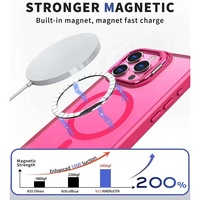 Téléphone portable Aimant Aspiration Protecteur Couverture Funda Cas Pour iPhone 11 12 mini 13 14 Plus 15 16 Pro Max