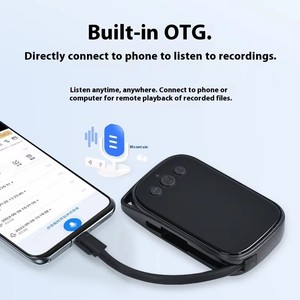 Technologie DSP, enregistreur vocal intelligent à activation vocale, enregistrement automatique, <span class=keywords><strong>dictaphone</strong></span>, téléphone OTG - Product Image 4