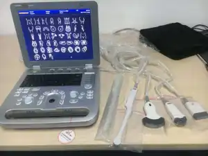 Macchina ginecologica medica portatile di ultrasuono 3d di SUN-800D di ultrasuono di BW/computer portatile di gravidanza USG