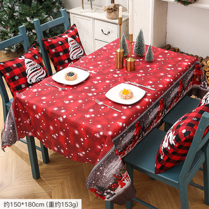 Hot New Christmas Mantel Poliéster rojo con diseño de dibujos animados moderno hecho a mano Lavable para uso doméstico Exclusivo para <span class=keywords><strong>Amazon</strong></span> - Product Image 5