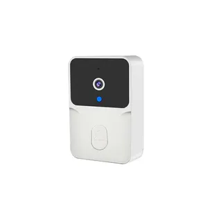 Sonnette vidéo sans fil wi-fi caméra de sonnette [mise à niveau 2022] moniteur humain intelligent stockage Cloud caméra de sécurité WiFi HD