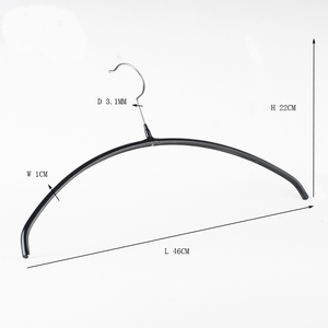 Phổ Biến PVC Tráng Đầy Màu Sắc Móc Áo Không-TRƯỢT Quần Áo Móc Treo Quần Áo Bằng Kim Loại Móc - Product Image 3
