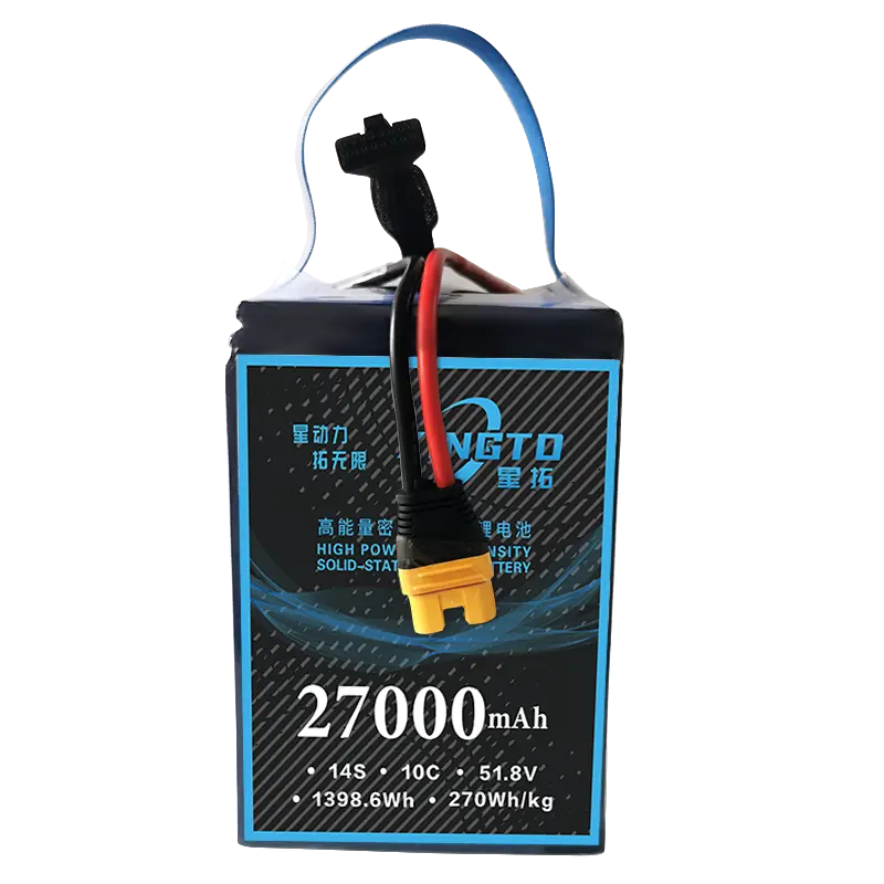 Goedkope 27ah Oplaadbare Lipo Batterijen 14S 51.8V 27000Mah Voor Rc Drone Vliegtuig Auto Boot Model