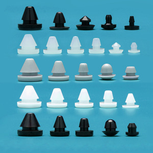 Bouchon en silicone résistant aux hautes températures avec coussinet <span class=keywords><strong>de</strong></span> pied en caoutchouc <span class=keywords><strong>de</strong></span> <span class=keywords><strong>porte</strong></span> anti-collision absorbant les chocs caractéristiques anti-poussière trous <span class=keywords><strong>de</strong></span> vis - Product Image 2