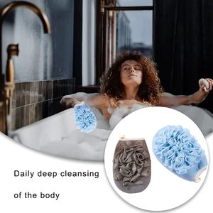 Soft Mesh Flower Bath Loofah <b>Sponge</b> Glove Custom Glove Eco-friendly All Natural Deep Exfoliating <b>Shower</b> Body Scrubber - Product Image 4