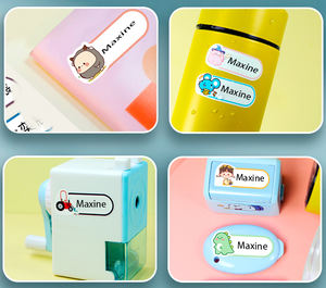 Bas quantité minimale de commande meilleur prix nom autocollant étanche nom impression autocollant chaussures vêtements nom autocollant - Product Image 6