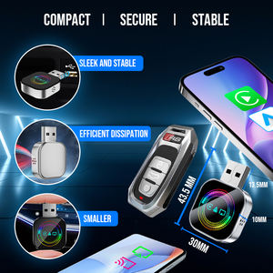 Портативный адаптер Airplay 3 в 1: беспроводной конвертер Carplay, <span class=keywords><strong>Android</strong></span> Auto, Mirror Link, Wi-Fi мини-донгл для систем iOS - Product Image 6