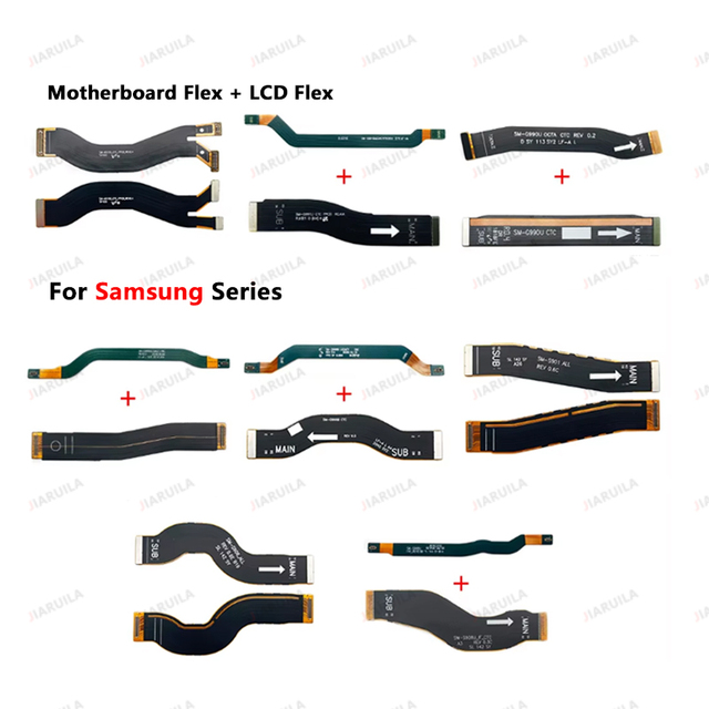 Wholesale Main Mainboard Motherboard LCD Connector Flex Cable for Samsung S25 S22 S21 Plus Ultra S10 Lite Replacement Parts