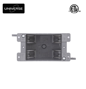 Boîtier de <span class=keywords><strong>jonction</strong></span>/électrique/prise/interrupteur 1 module en PVC, norme américaine ETL, pour installation ancienne, en acier zingué classe de résistance au feu UL94 V0 - Product Image 3