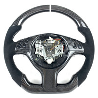Pour BMW E46 E53 E39 M3 330ci 325i 1999 2000 2001 2002 2003 2004 Volant en Fibre de Carbone Daim